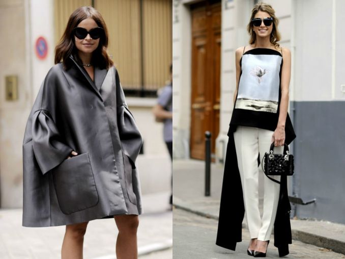Mados ikona vadinama Miroslava Duma ir brazilų mados tinklaraštininkė Helena Bordon pasipuošusios aukštosios mados kūriniais