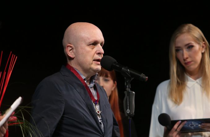 Geriausias muzikos dramos spektakliui kūrėjas - kompozitorius Mindaugas Urbaitis.