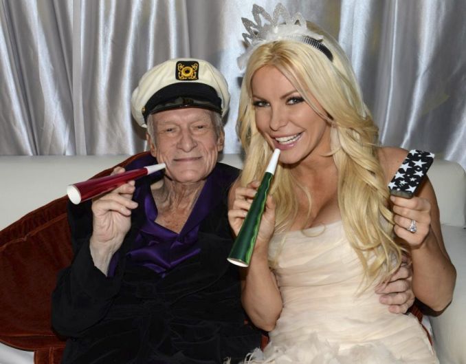 Hugh Hefner su žmona