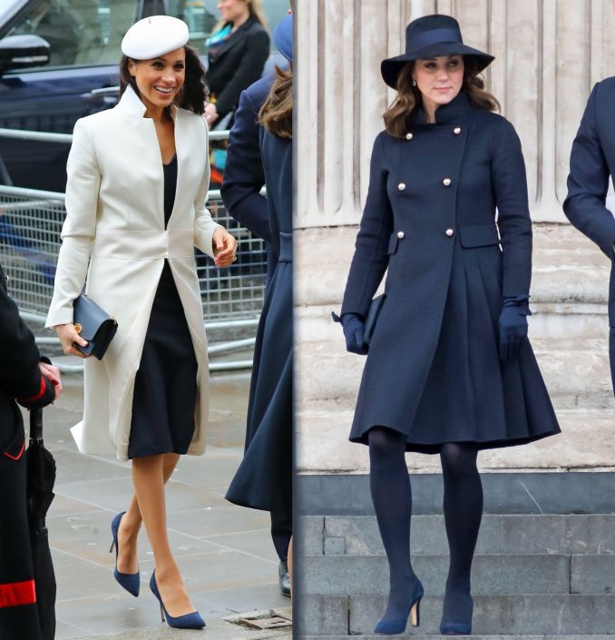Meghan Markle (kairėje) ir Kate Middleton/ Vida Press nuotr. montažas