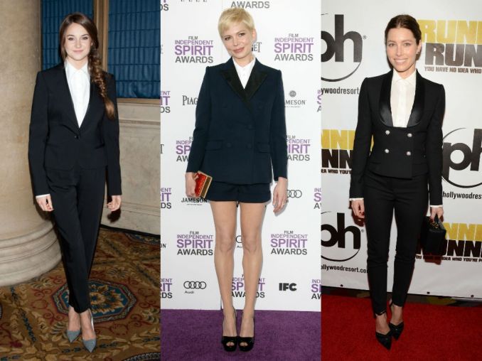 Shailene Woodley, Michelle Williams, Jessica Biel