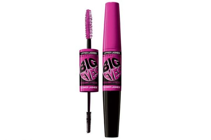 Blakstienų tušas „Volum’ Express Big Eyes“ ( „Maybelline New York“)