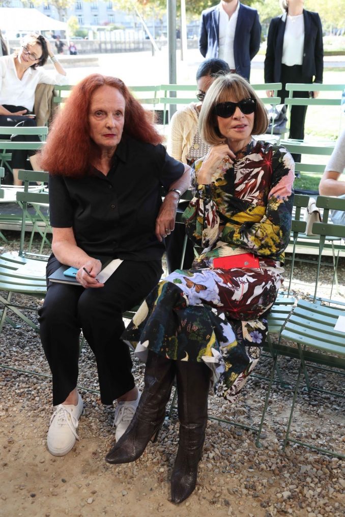 Taip pat „Vogue“ žurnale dirbanti Grace Coddington ir Anna Wintour