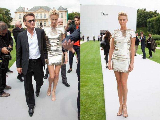 Charlize Theron ir Seanas Pennas