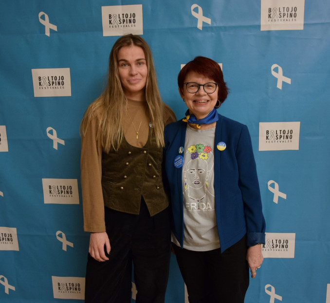 Gabrielė Vilkickytė ir Daiva Baranauskė