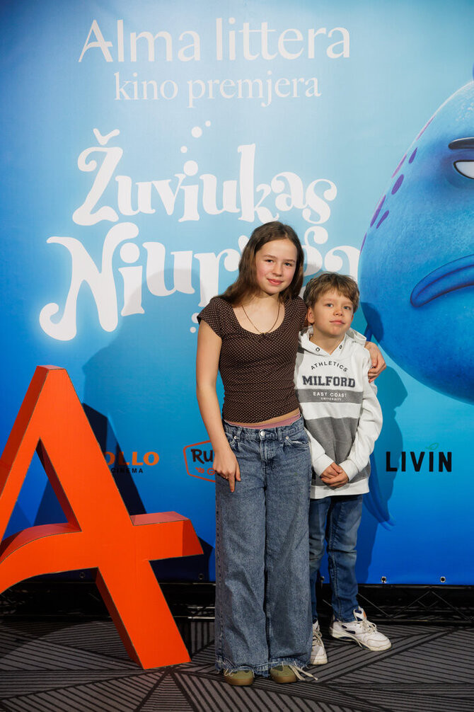 Inetos ir Ąžuolo Žvagulių vaikai Bernardas ir Barbora