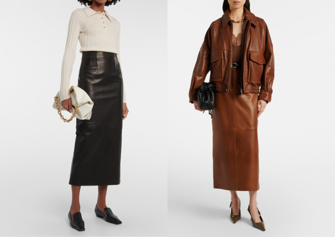 Odiniai sijonai: „Khaite“, „Nour Hammour“