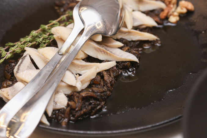 Silkė su džiovintais grybais