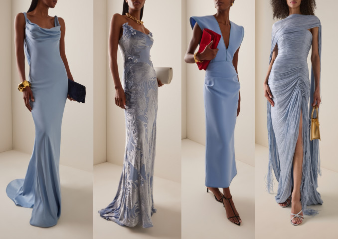 Vakarinės suknelės: „Arcina Ori“, „Oscar de la Renta“, „Maticevski“, „Marmar Halim“