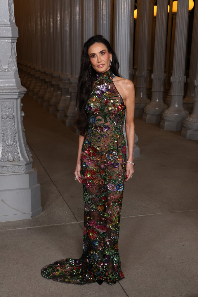 Demi Moore LACMA vakarienėje