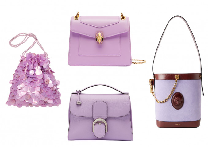 Rankinės: „Lizzie Fortunato“, „Bvlgari“, „Delvaux“, „Versace“