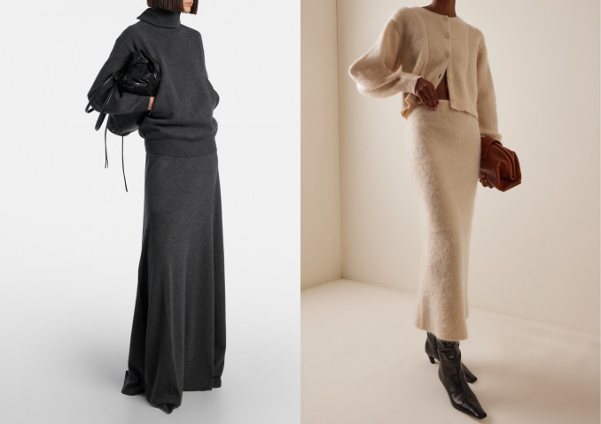 Megzti sijonai: „Balenciaga“, „By Malene Birger“