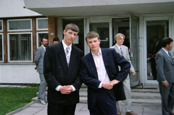 Iš kairės Ignas Miškinis ir Andrius Kairys