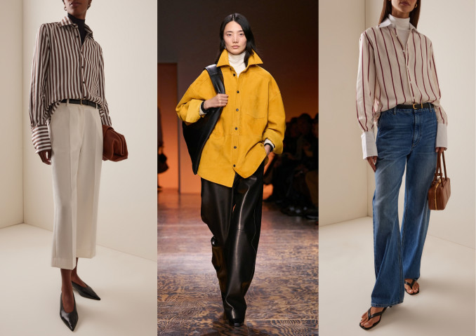 Marškiniai: „With Nothing Underneath“ (1,3), „Bottega Veneta“