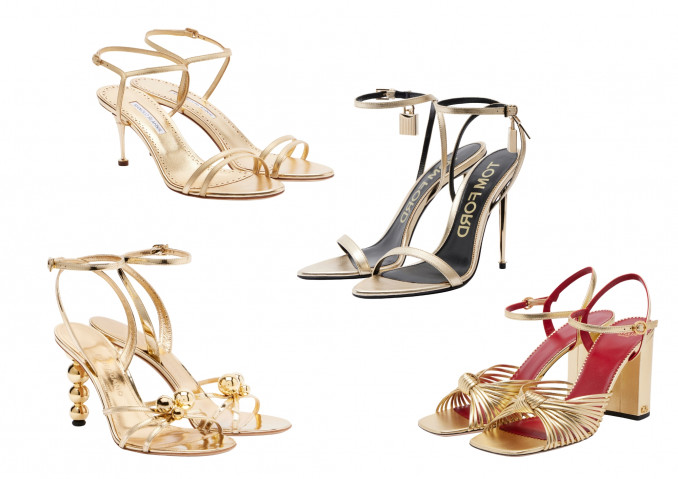 Aukštakulnės basutės: „Manolo Blahnik“, „Ferragamo“, „Tom Ford“, „Valentino Garavani“