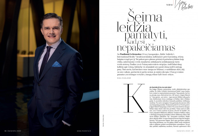 „Net jei atsitiks kas bloga, žinai, kad viskas tik į gera. Dievas neduoda tiek išbandymų, kiek negalėtum pakelti“, – sako Paulius Gebrauskas
