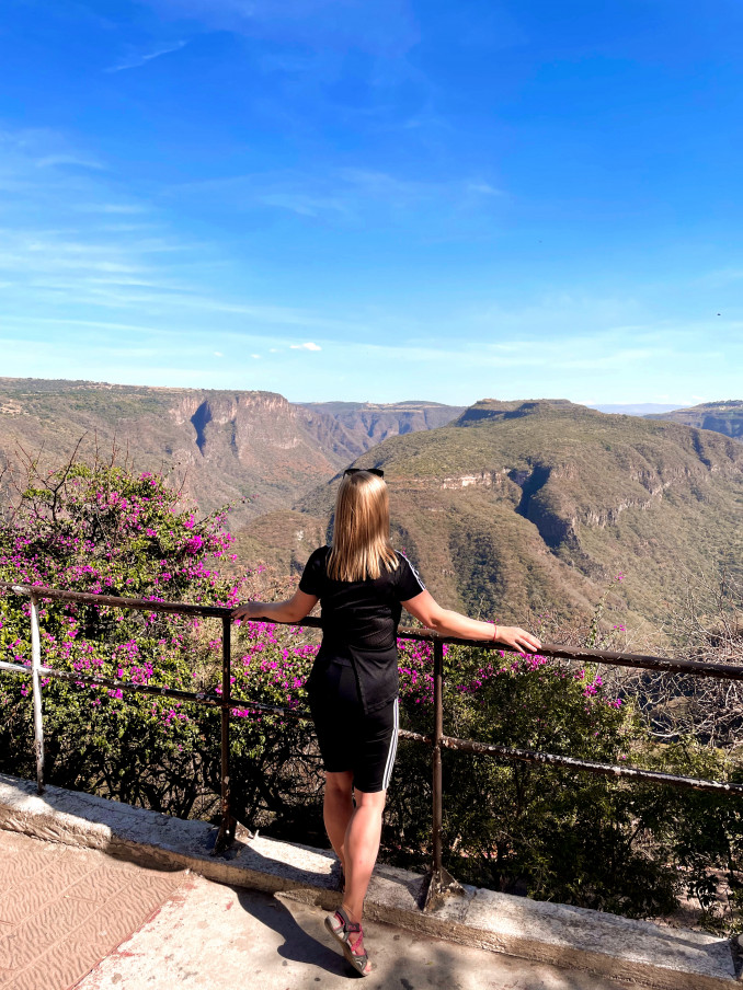 La Barranca de Huentitan apžvalgos aikštelėje