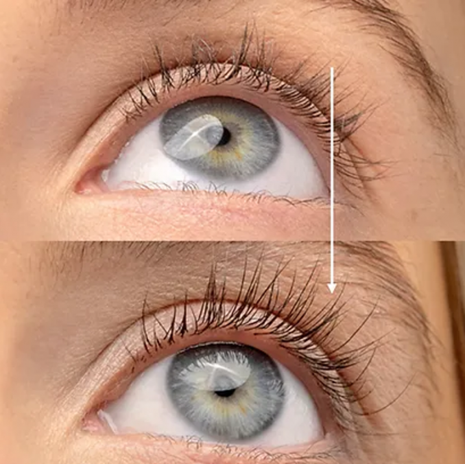 „M2 Beautè Eyelash Activating Serum“ serumo poveikis