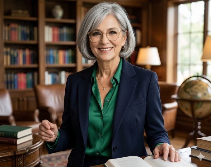 Žilų plaukų šukuosenos