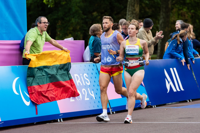 Paralimpietė maratonininkė Aušra Garunkšnytė sezoną atidarė su geriausiu rezultatu
