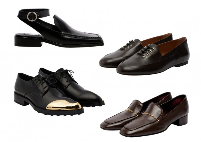 Bateliai: „Alaïa“, „Jil Sander“, „Herbert Levine“