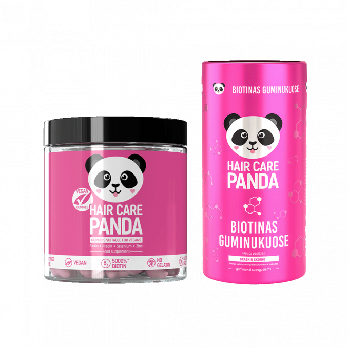 Hair Care Panda (biotinas)