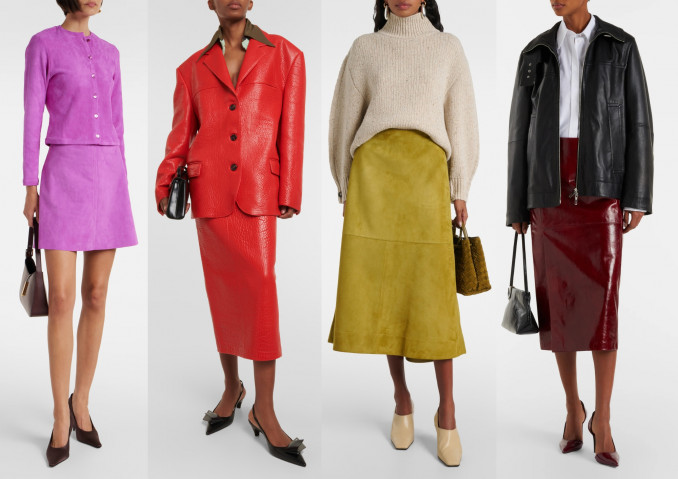 Odiniai sijonai: „Stouls“, „Prada“, „Bottega Veneta“, „Sportmax“