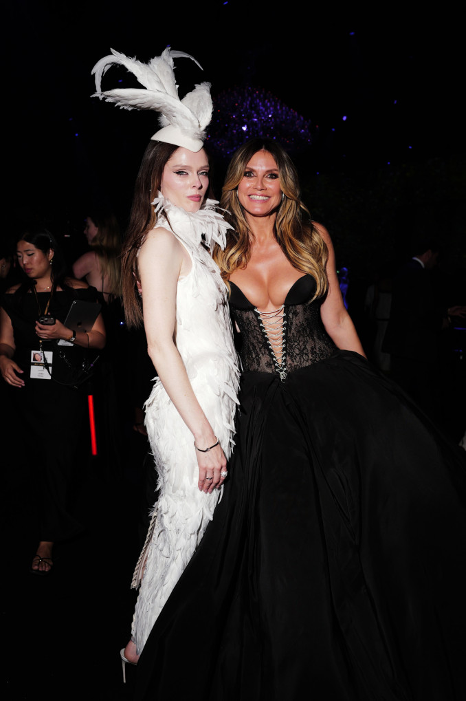 Modeliai Coco Rocha ir  Heidi Klum
