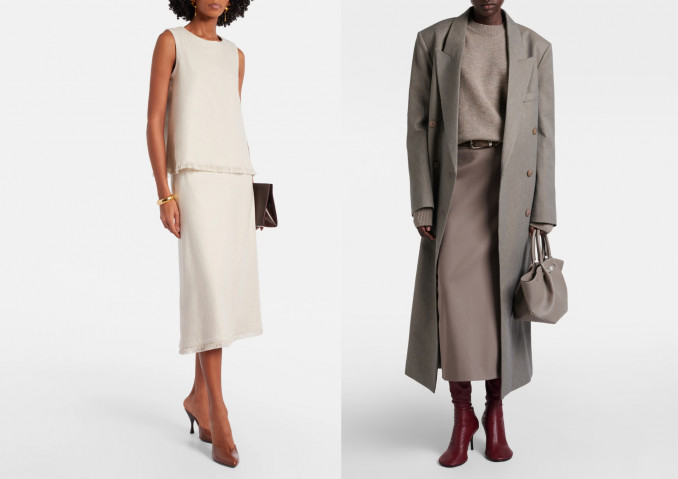 Midi ilgio sijonai: „'S Max Mara“, „The Frankie Shop“