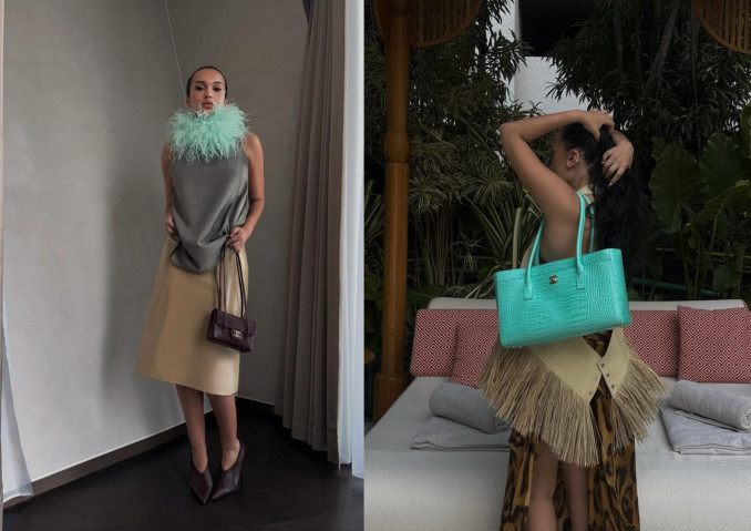 Mėtų žalumo aksesuarai