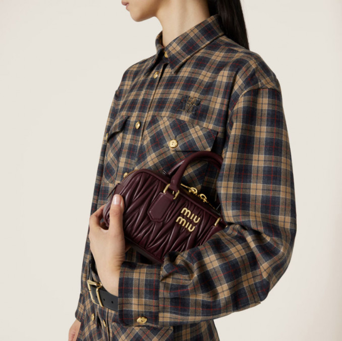 Wool tartan shirt
