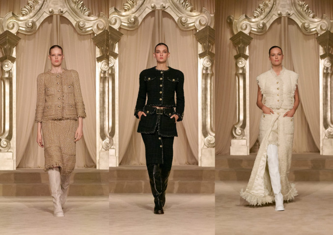 Tvido modeliai: „Chanel“ 2025-2026 m. rudens ir žiemos aukštosios mados kolekcija