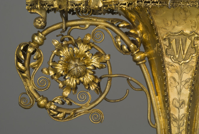 Didžiosios monstrancijos fragmentas. Vilnius, 1535 m. Vilniaus katedros lobynas