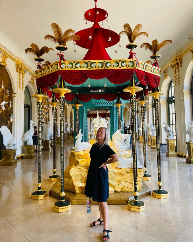 Porceliano muziejuje Cvingerio rūmų komplekse