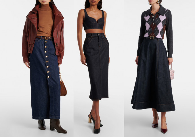 Sijonai: „7 For All Mankind“, „Givenchy“, „Self-Portrait“