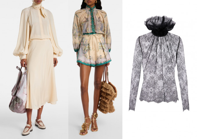 Palaidinės: „Loro Piana“, „Zimmermann“, „McQueen“