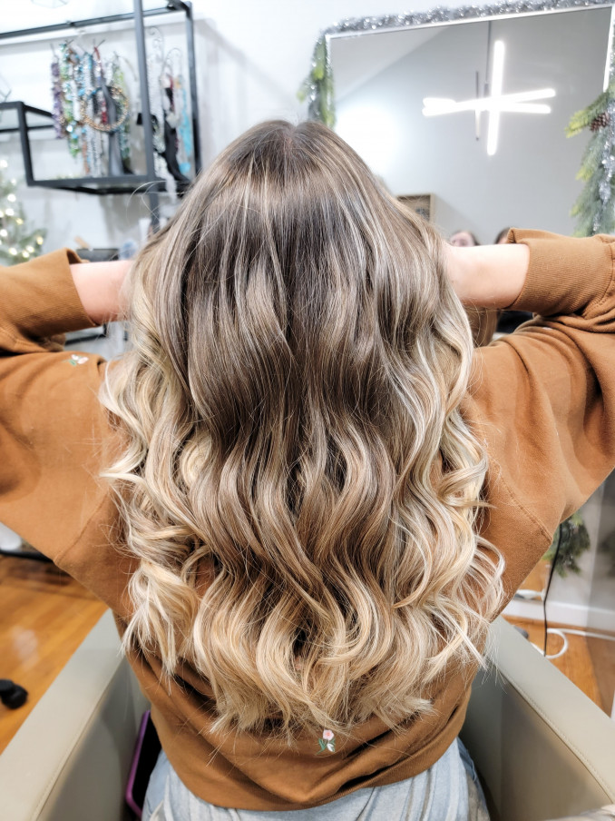 Balayage dažymas