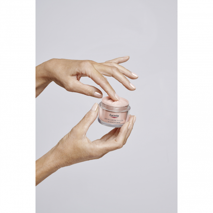 Eucerin Hyaluron-Filler +Elasticity Rose dieninis kremas SPF 30