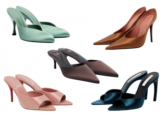 Aukštakulniai bateliai: „Herbert Levine“, „Alaïa“, „Christian Louboutin“, „Amina Muaddi“, „Victoria Beckham“