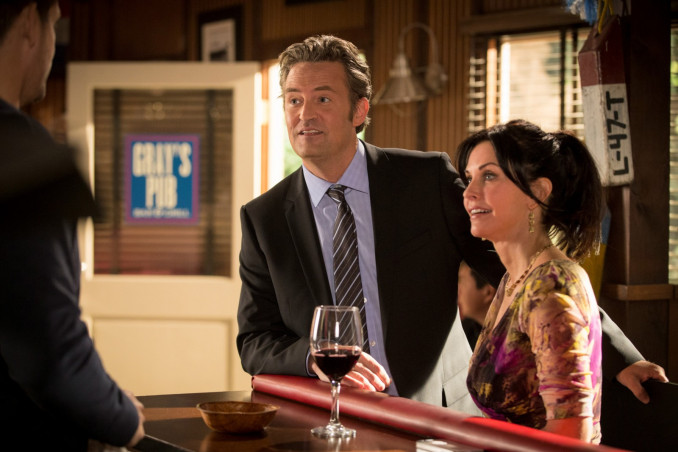 Matthew Perry ir Courtney Cox